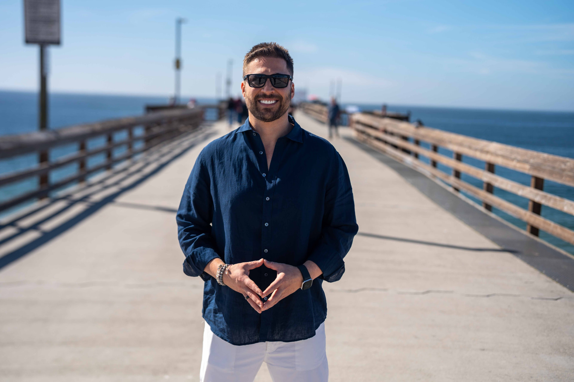 Neil Anders on the Newport Beach pier